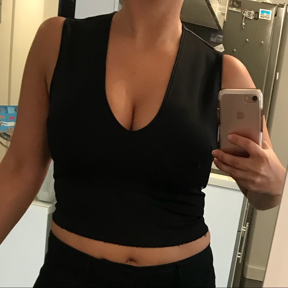 Sexy cleavage crop top, great for girls night out!